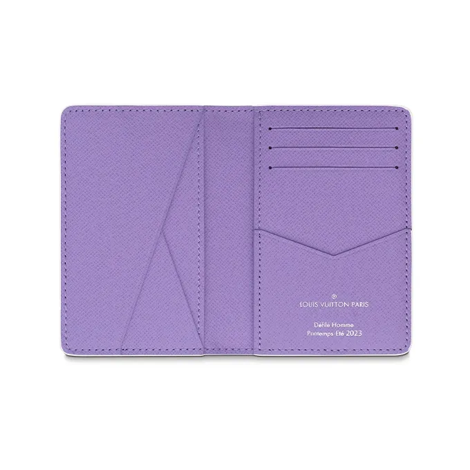 LOUIS VUITTON Pocket Organizer Purple-3