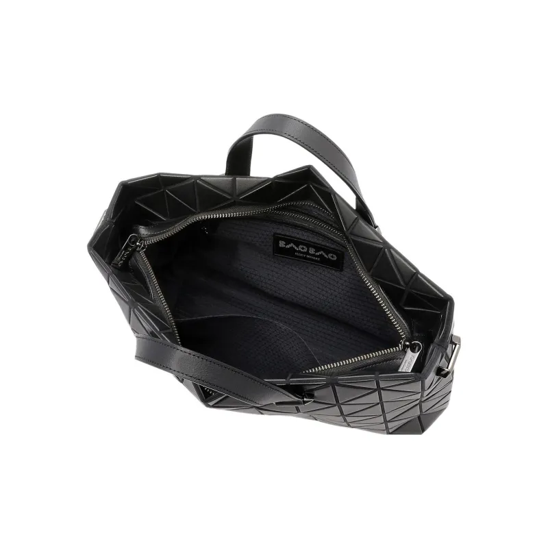 ISSEY MIYAKE TONNEAU MATTE Polyester Storage Bag One Shoulder Handbag Unisex Black-4