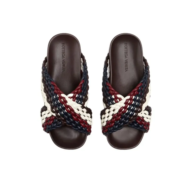 Bottega Veneta Tarik Slide Slippers Women's Purple-1