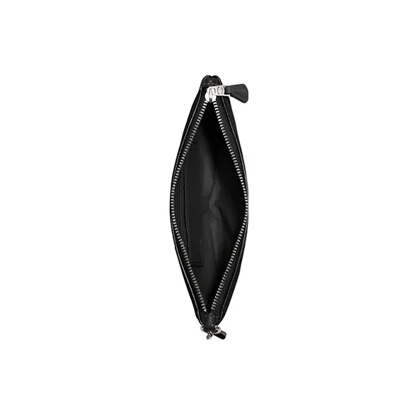 COACH Disney Collaboration Wristlet Pebbled Leather Wrist Bags Clutches Small Size Women's Black-1