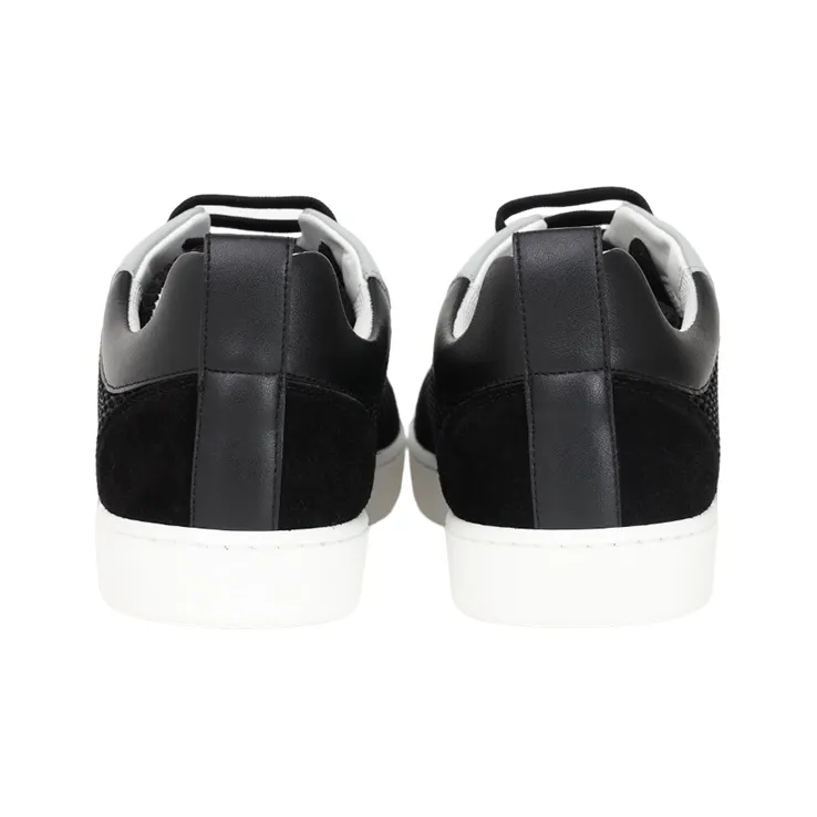 MOSCHINO Low Top Stylish Skateboarding Shoes Men's Black-2