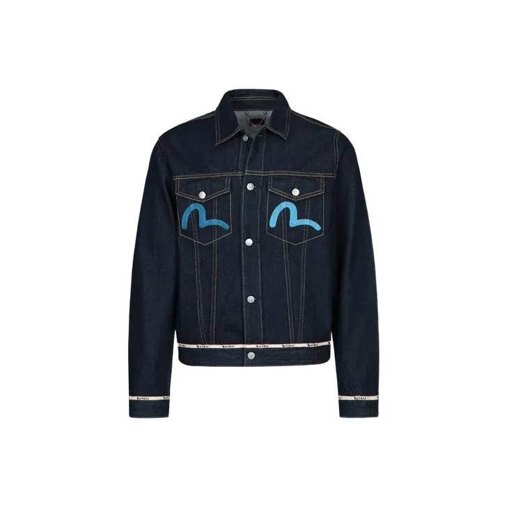 EVISU Denim Jacket Men's Denim Blue-1
