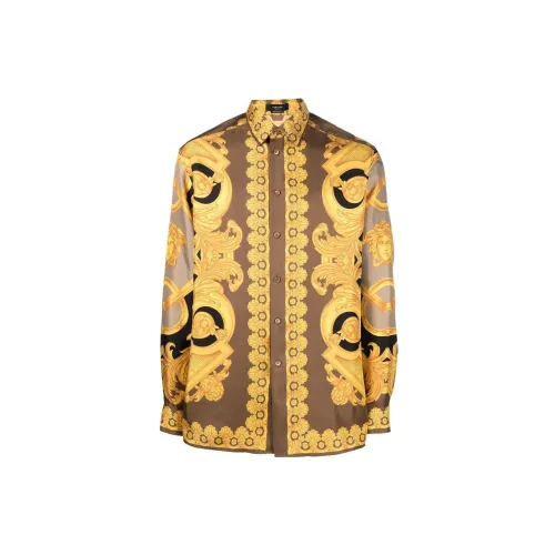 VERSACE SS23 Holiday Shirts Men Multicolor