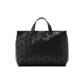 ISSEY MIYAKE TONNEAU MATTE Polyester Storage Bag One Shoulder Handbag Unisex Black