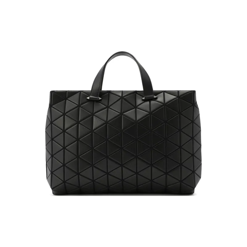ISSEY MIYAKE TONNEAU MATTE Polyester Storage Bag One Shoulder Handbag Unisex Black-0