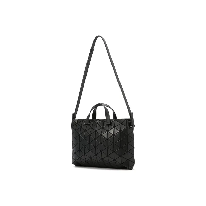 ISSEY MIYAKE TONNEAU MATTE Polyester Storage Bag One Shoulder Handbag Unisex Black-2