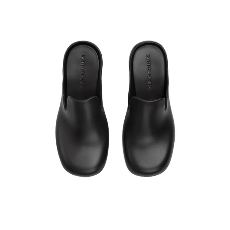 Bottega Veneta Rubber Flash Clog Black-2