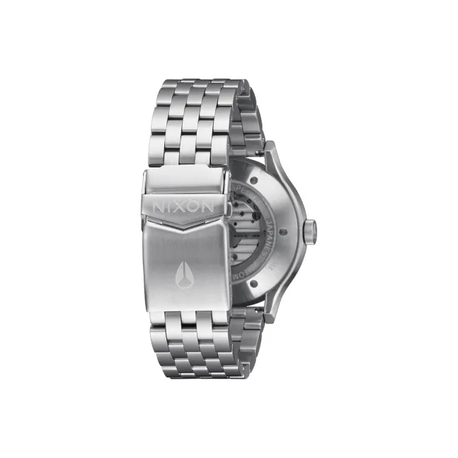 NIXON Wrist Watch Automatic Mechanical Movement Stainless Steel Strap Black Dial Men's Watches A1323-4