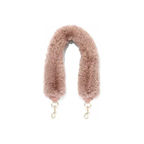 MARC JACOBS Faux Fur Leather Bag Strap Women's Brown