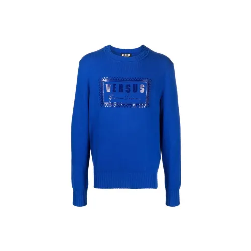 VERSACE Sweaters Men Diamond Blue