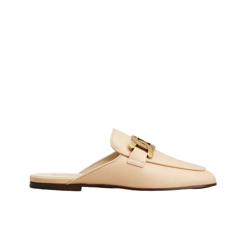TOD'S Logo plaque Leather Mules-1