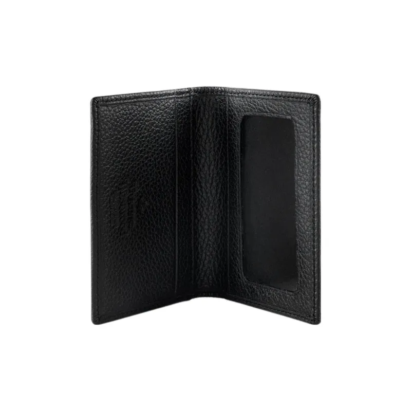 Vivienne Westwood Calfskin Grain Leather Card Holder Women's Black-2