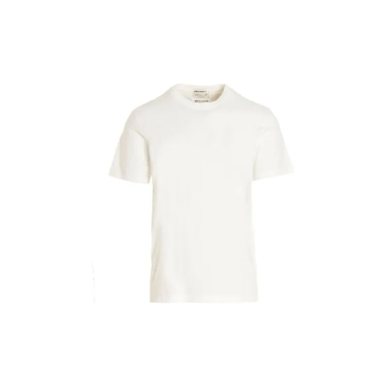 Maison Margiela Set Of Three Crewneck Straight Hem T Shirts-3