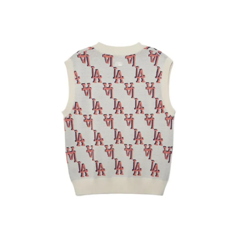 MLB Vests Unisex Cream-1