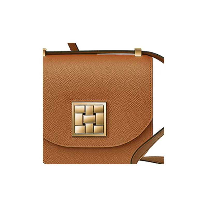 HERMES Mosaique Epsom Calfskin Crossbody Bag, Shoulder Bag Women's-3