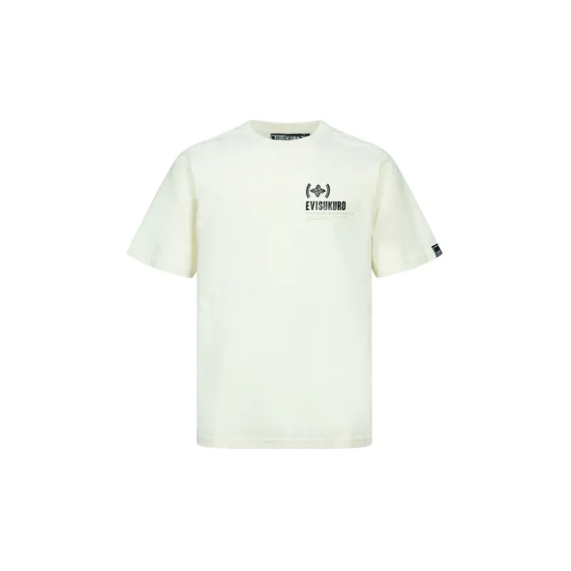 EVISU T-Shirts Men Beige Yellow-1