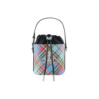 Vivienne Westwood DAISY Polyurethane Bucket Bag, Shoulder Bag, Crossbody Bag, Handbag Regular Women's Multicolor
