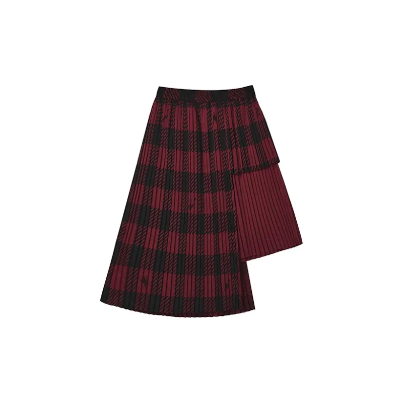 FILA x Mihara Yasuhiro FILA X MIHARA YASUHIRO Casual Long Skirts Women's Rhythmic Red-1