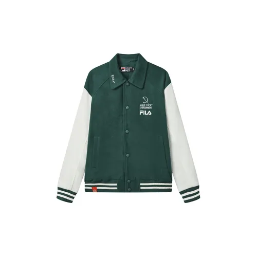 FILA Baseball Jerseys Women's Wheat Green