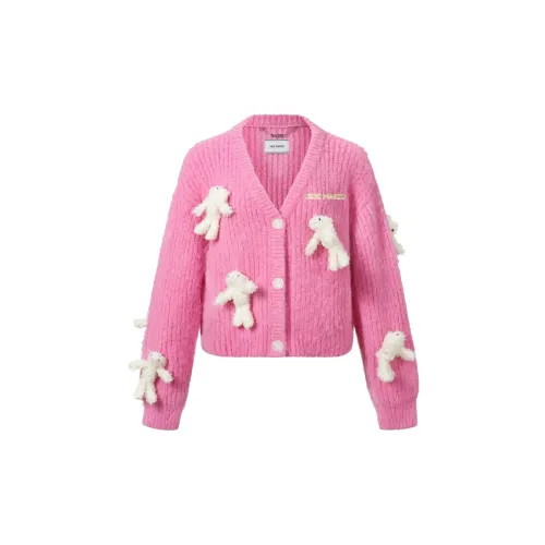 13 DEMARZO Sweaters Unisex Pink