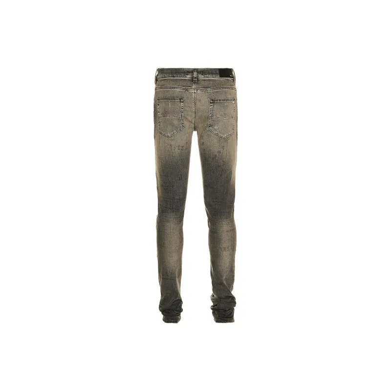 AMIRI Military Stencil Skinny Jeans-1