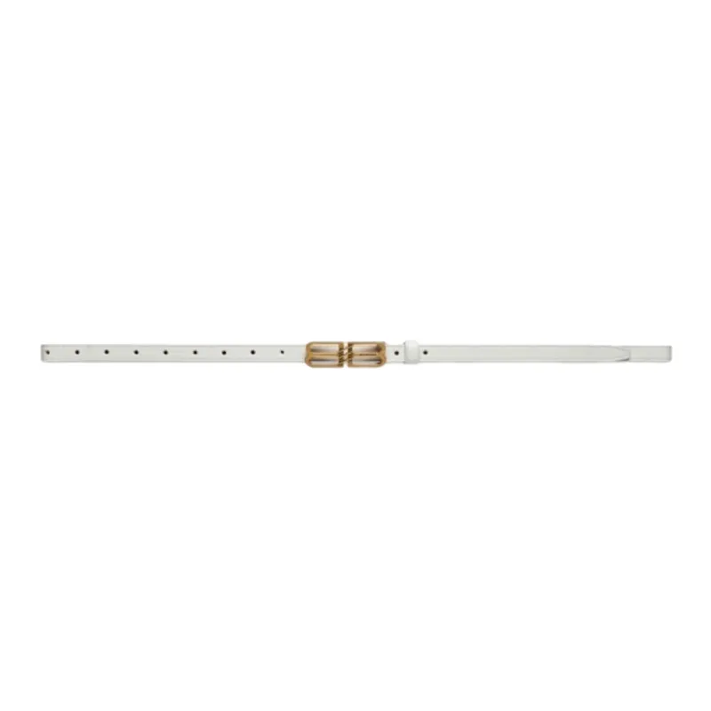 Balenciaga Cow Leather Belts Women's Width 1.5CM-0