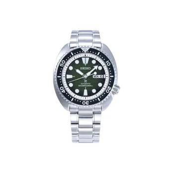 SEIKO Automatic Mechanical Movement Stainless Steel Strap Watch Men's Watches Green Dial