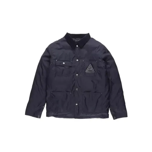 Moncler Grenoble Series Puffer Jackets Men Navy Blue