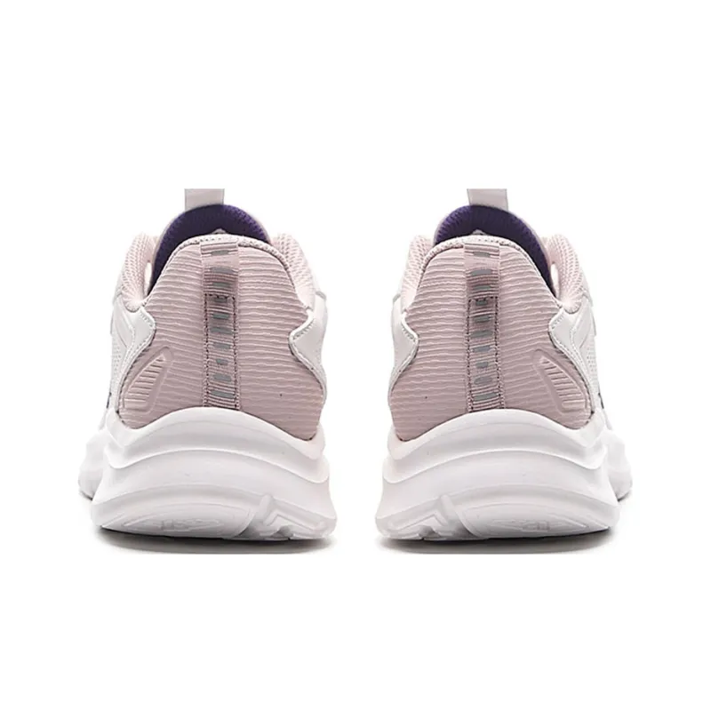 XTEP Waterproof And Lightweight Low Top Running Shoes Women's Beige Pink-4