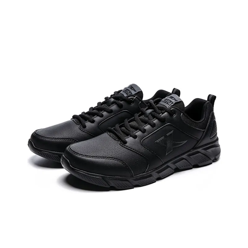 XTEP Wear resistant And Waterproof Low Top Running Shoes Men's Black-2