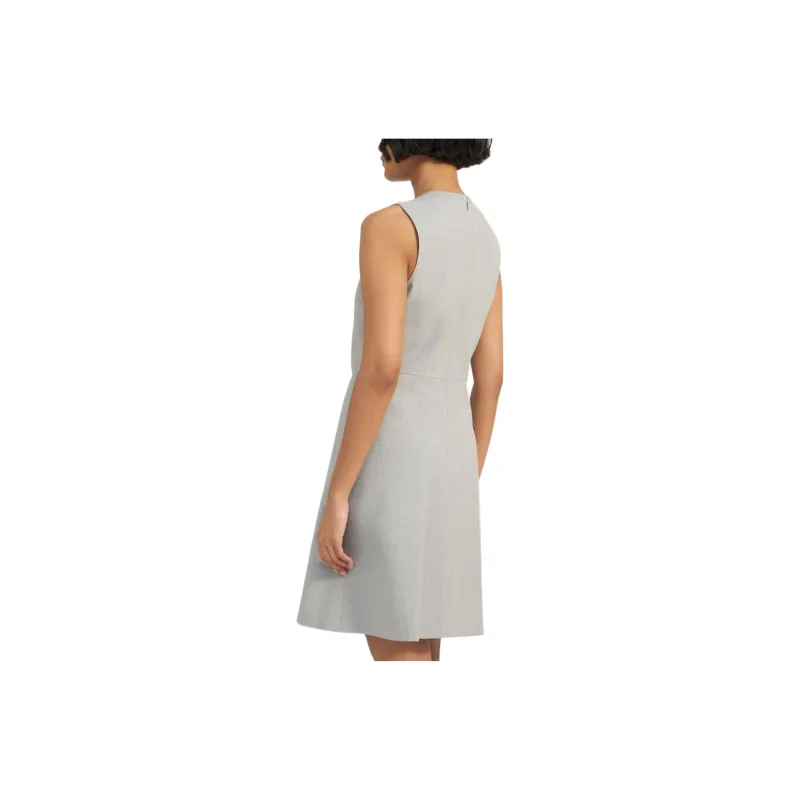 THEORY Sleeveless Dresses Women's Gray-1