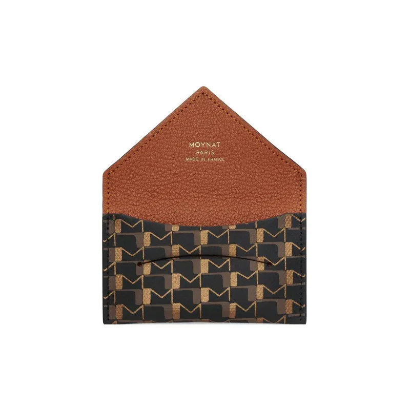 Moynat Canvas 1920 Canvas Envelope Bag Card Holder Mini Men's Yellow/Brown-1