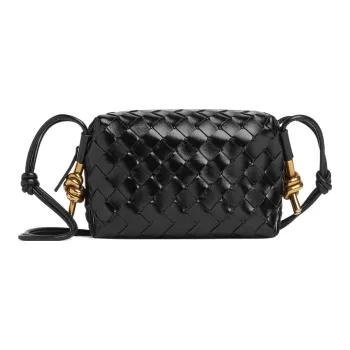 Bottega Veneta Mini Loop Woven Crossbody Bag