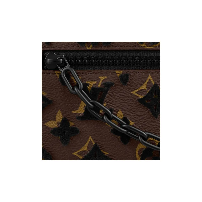 LOUIS VUITTON Mini Soft Trunk Monogram Tuffetage Black-4