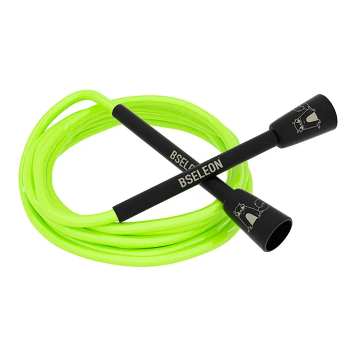 BSELEON Professional Racing Non Countable Jump Ropes Fitness Crowd PVC Cord, Plastic Controller 3m-6
