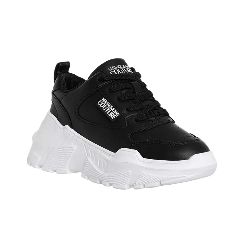 VERSACE JEANS Versace Speedtrack Low-Top Sports Casual Shoes Women's Black-1