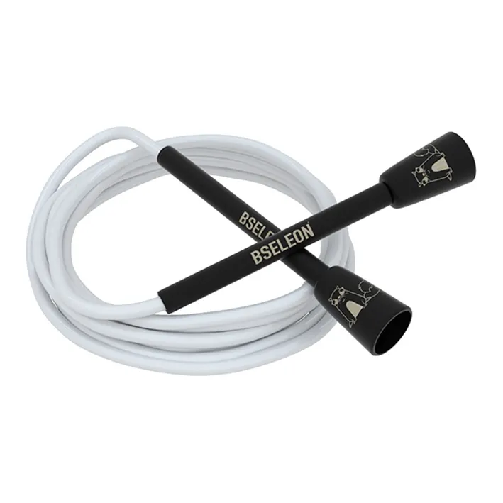 BSELEON Professional Racing Non Countable Jump Ropes Fitness Crowd PVC Cord, Plastic Controller 3m-0