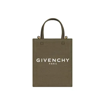 GIVENCHY Washable Canvas Tote Bag Shopping Bag Canvas Bag Handbags Mini Women's Dark Khaki