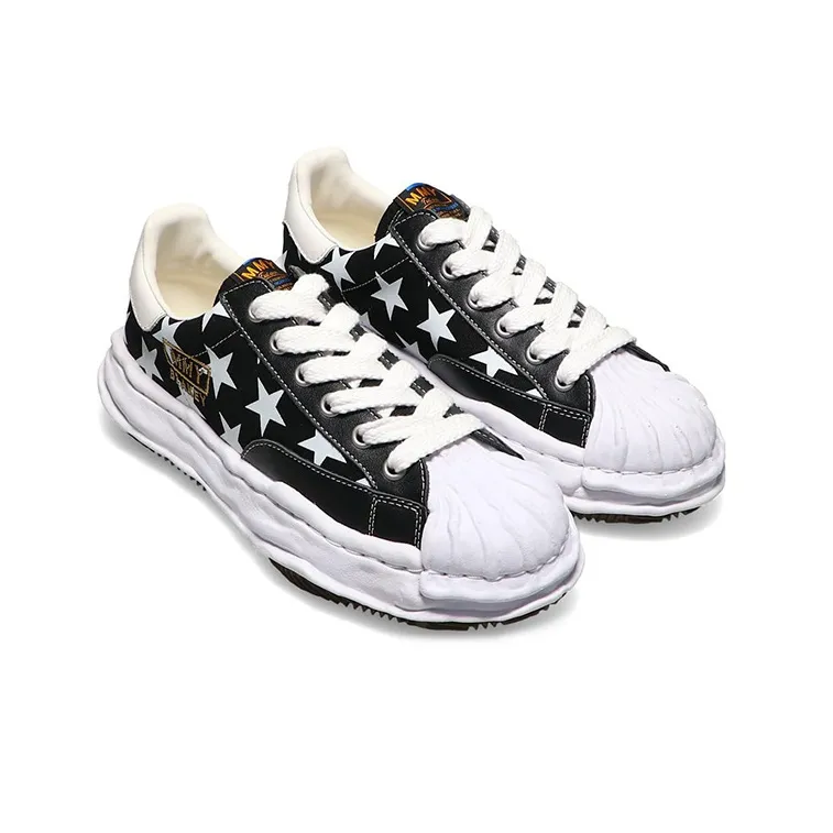 MIHARA YASUHIRO Maison MIHARA YASUHIRO Blakey OG Sole Canvas Low Atmos Star Print Black-2