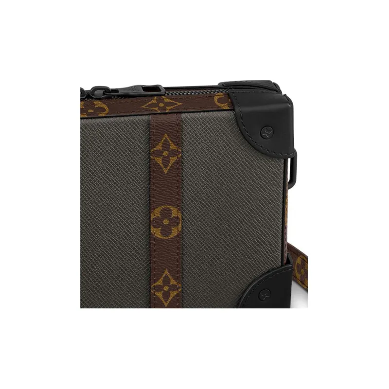 LOUIS VUITTON Soft Trunk Wallet Monogram Taiga Brown-4