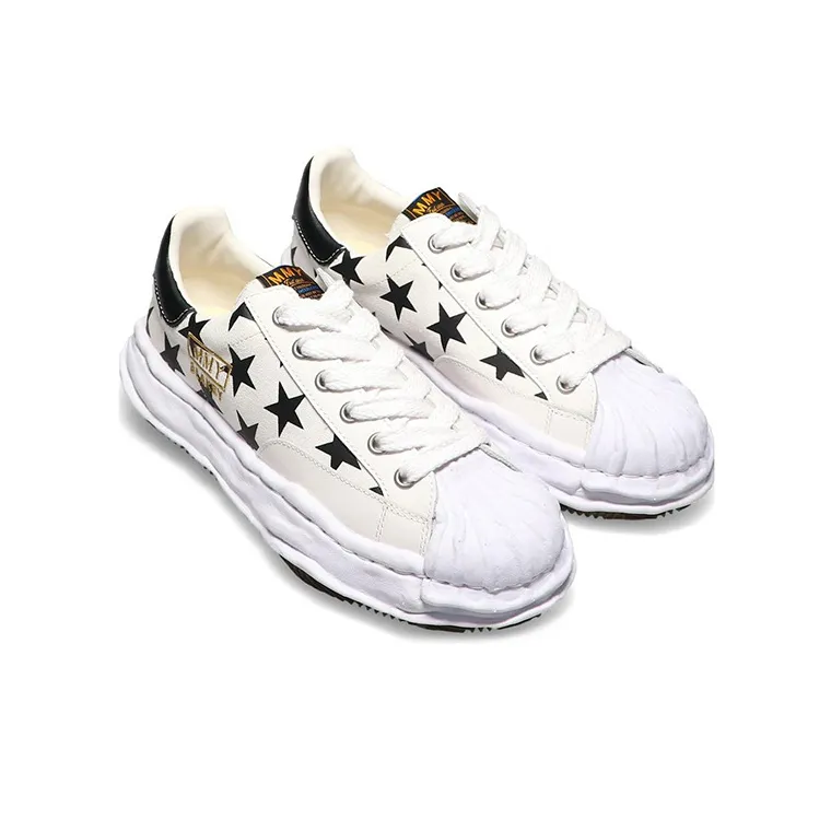 MIHARA YASUHIRO Maison MIHARA YASUHIRO Blakey OG Sole Canvas Low Atmos Star Print White-2