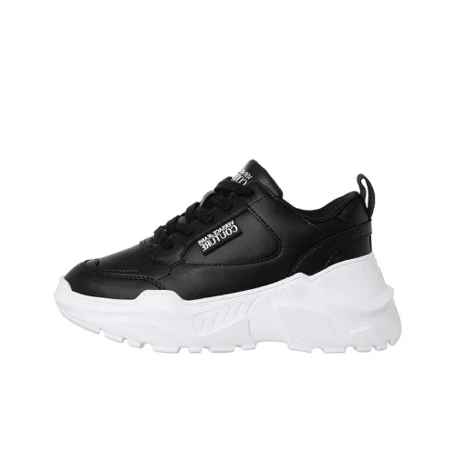 VERSACE JEANS Speedtrack Casual Shoes Women's Low-Top Black/White