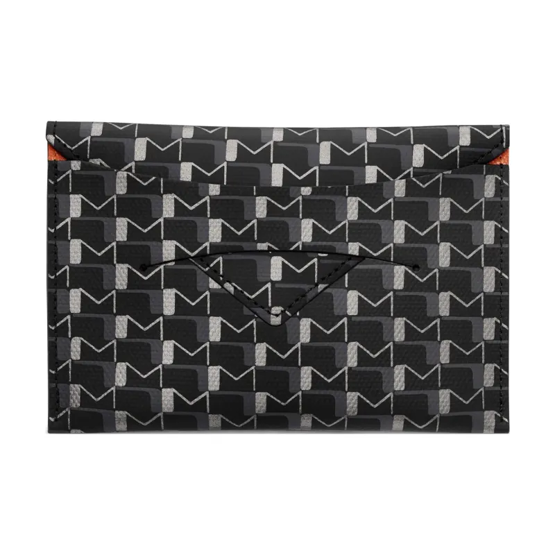 Moynat Canvas 1920 Canvas Envelope Bag Passport Holder Men's Black/Orange-0