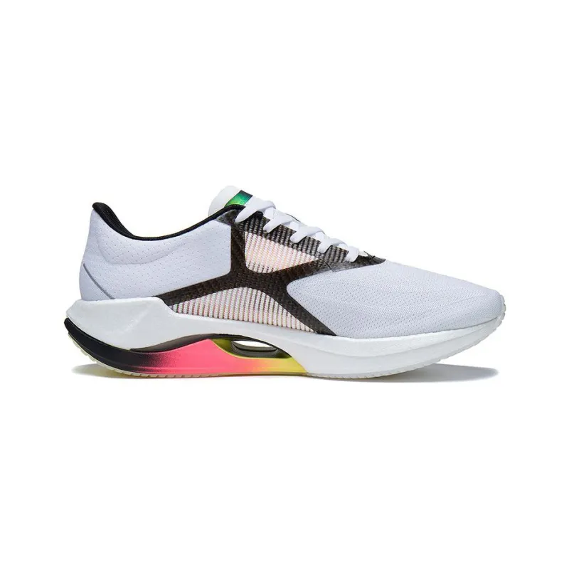 LiNing Super Light 20 Abrasion Resistant Breathable Low Top Running Shoes Men's White Black-1