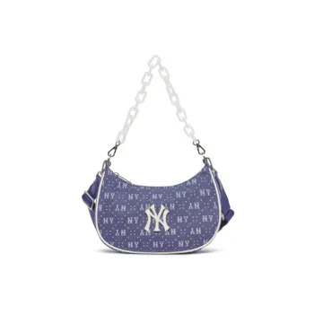 MLB Cotton Dumpling Bag Shoulder Bag Handbag Shoulder Bag Women's Blue
