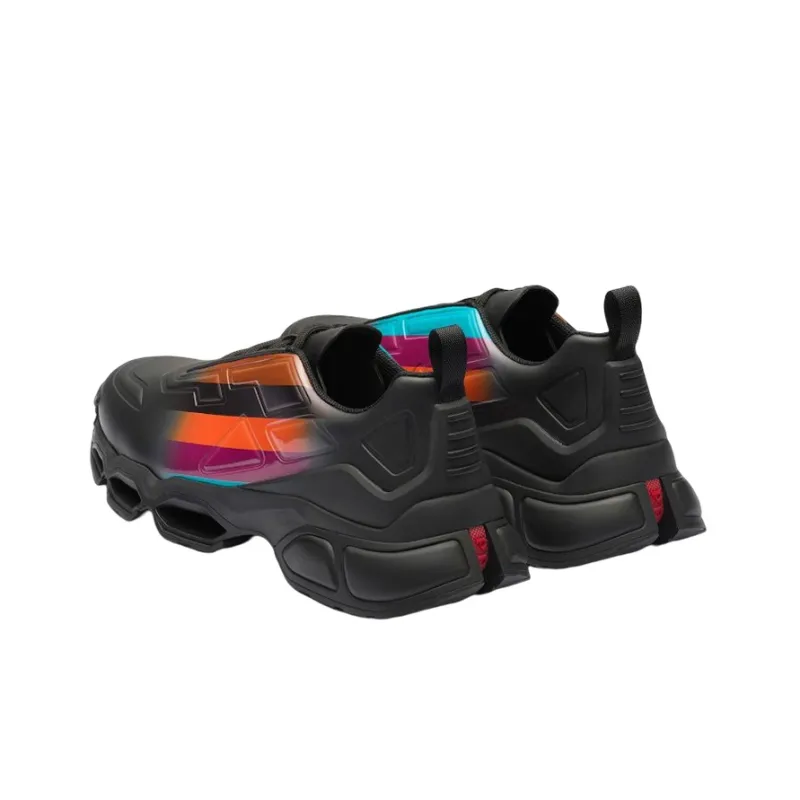 PRADA Collision Cross Sneaker Black Astral Blue-3