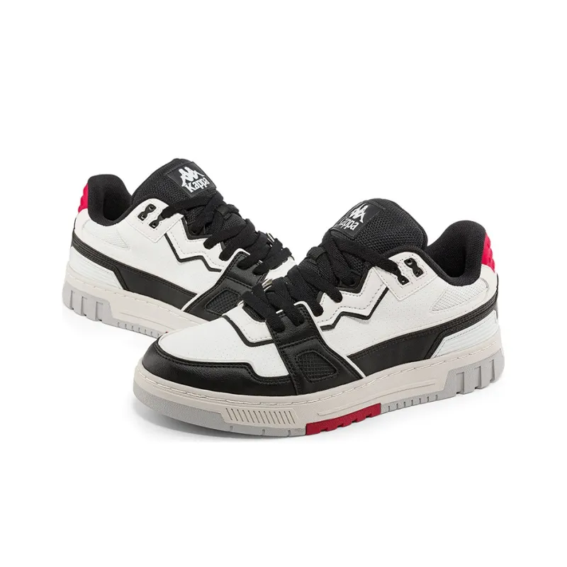 Kappa Low Top Skateboard Shoes Unisex White Black-3