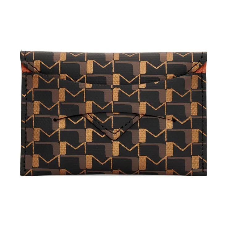 Moynat Canvas 1920 Canvas Envelope Bag Card Holder Mini Men's Yellow/Brown-0