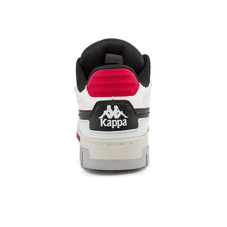Kappa Low Top Skateboard Shoes Unisex White Black-5