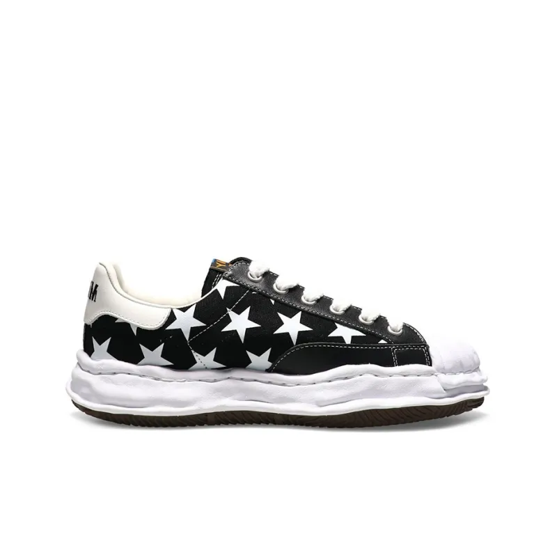 MIHARA YASUHIRO Maison MIHARA YASUHIRO Blakey OG Sole Canvas Low Atmos Star Print Black-1